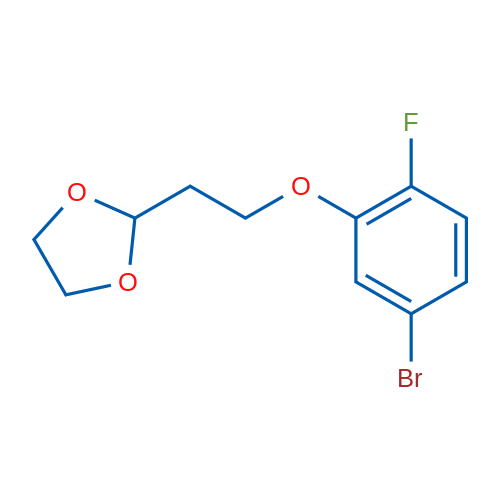 2-(2-(5-Bromo-2-fluorophenoxy)ethyl)-1,3-dioxolane 1g
