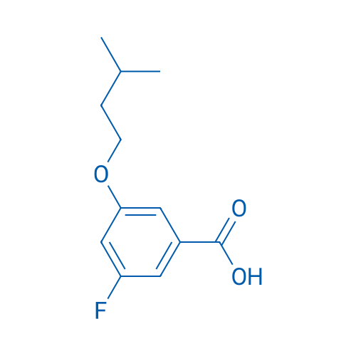 3-Fluoro-5-(isopentyloxy)benzoic acid 1g