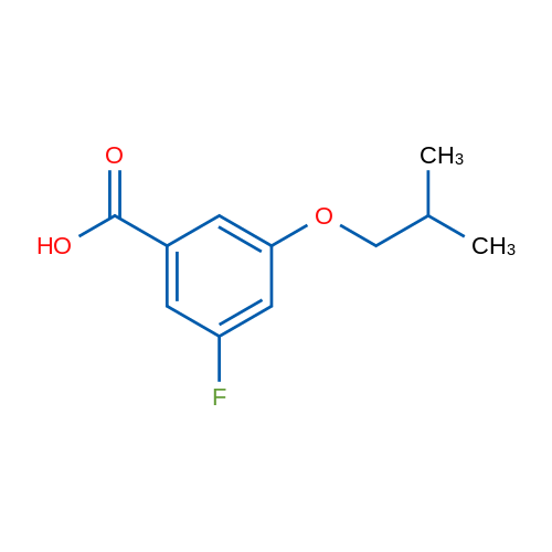 3-Fluoro-5-isobutoxybenzoic acid 1g