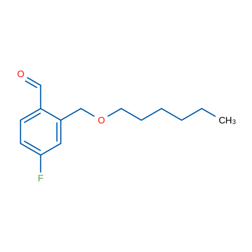 4-Fluoro-2-((hexyloxy)methyl)benzaldehyde 1g
