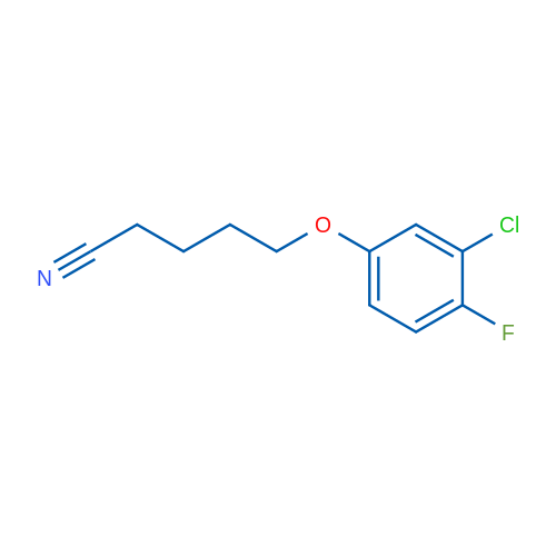 5-(3-Chloro-4-fluorophenoxy)pentanenitrile 1g