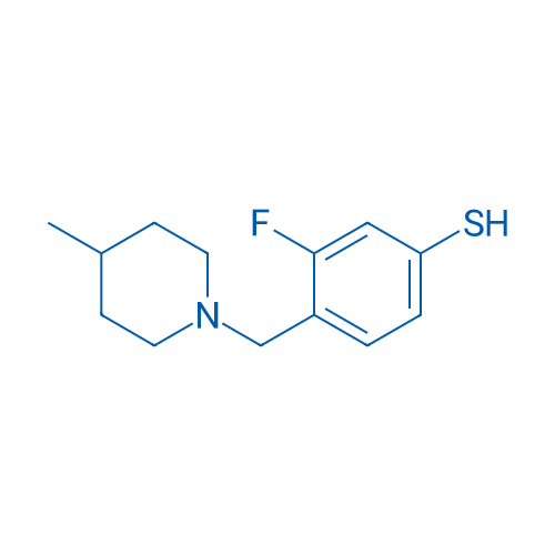 3-Fluoro-4-((4-methylpiperidin-1-yl)methyl)benzenethiol 1g