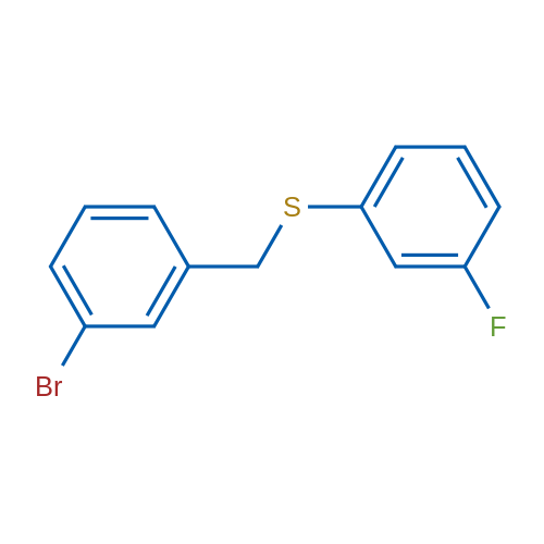 (3-Bromobenzyl)(3-fluorophenyl)sulfane 1g