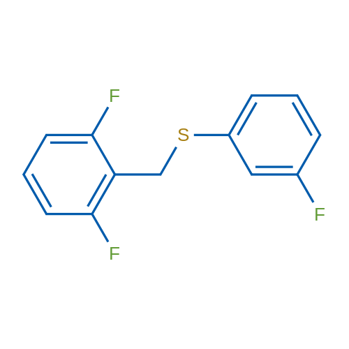 (2,6-Difluorobenzyl)(3-fluorophenyl)sulfane 1g