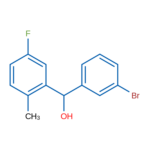 (3-Bromophenyl)(5-fluoro-2-methylphenyl)methanol 1g