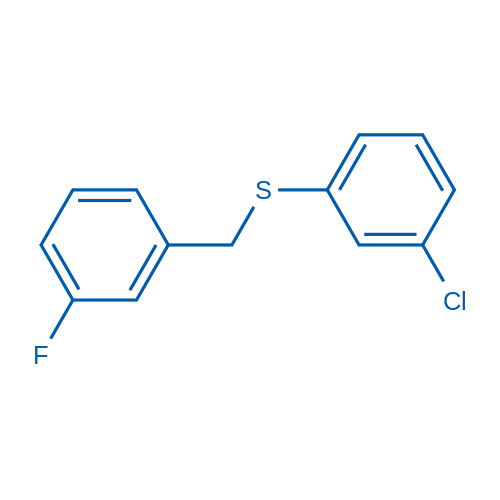 (3-Chlorophenyl)(3-fluorobenzyl)sulfane 1g