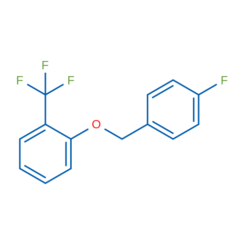 1-((4-Fluorobenzyl)oxy)-2-(trifluoromethyl)benzene 1g
