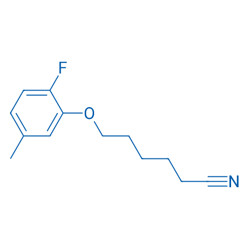 6-(2-Fluoro-5-methylphenoxy)hexanenitrile 1g