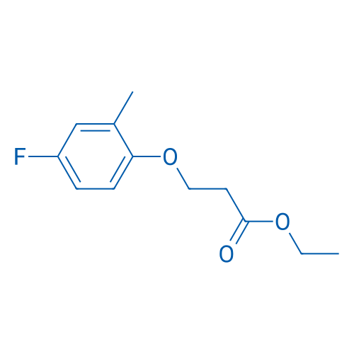 Ethyl 3-(4-fluoro-2-methylphenoxy)propanoate 1g