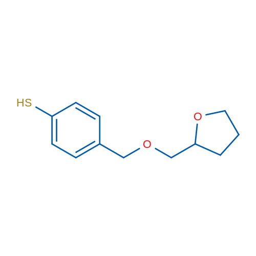 4-(((Tetrahydrofuran-2-yl)methoxy)methyl)benzenethiol 5g