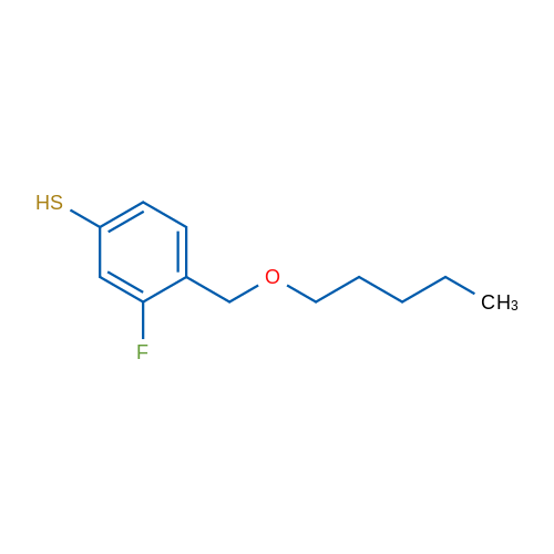 3-Fluoro-4-((pentyloxy)methyl)benzenethiol 1g