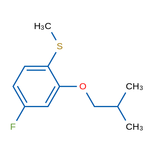 (4-Fluoro-2-isobutoxyphenyl)(methyl)sulfane 1g