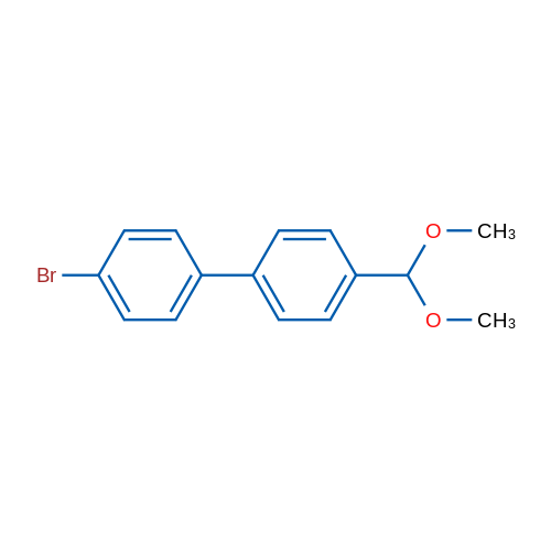 4-Bromo-4'-(dimethoxymethyl)-1,1'-biphenyl 1g