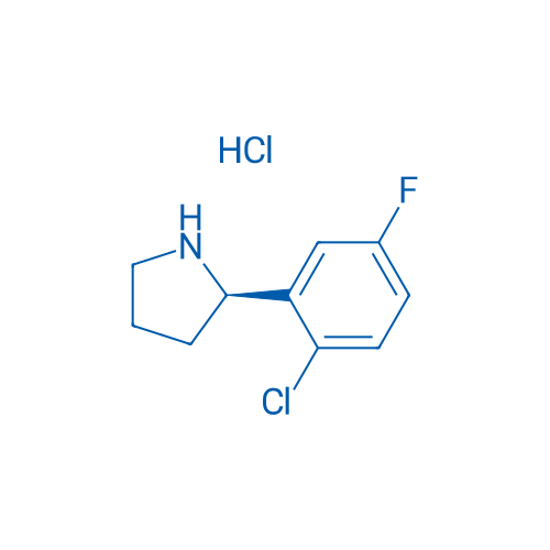 (R)-2-(2-Chloro-5-fluorophenyl)pyrrolidine hydrochloride 1g