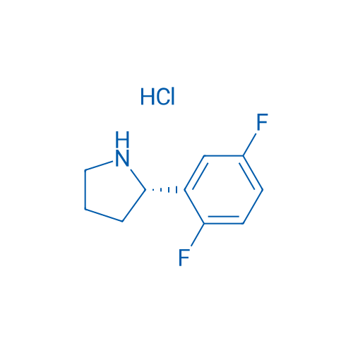 (S)-2-(2,5-Difluorophenyl)pyrrolidine hydrochloride 250mg