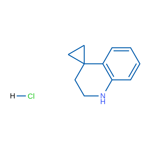 2',3'-Dihydro-1'H-spiro[cyclopropane-1,4'-quinoline]  hydrochloride 1g