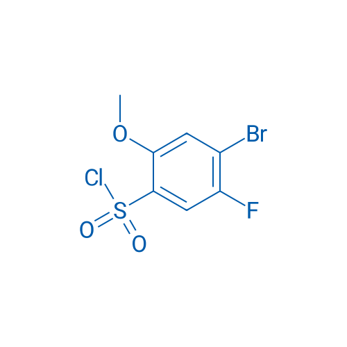 4-Bromo-5-fluoro-2-methoxybenzene-1-sulfonyl chloride 250mg