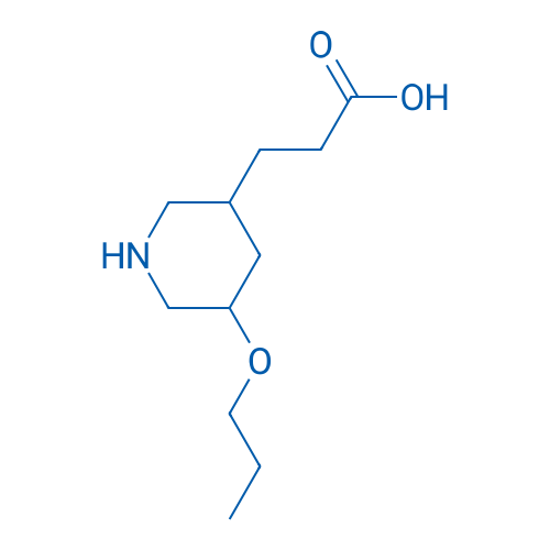 3-(5-Propoxypiperidin-3-yl)propanoic acid 250mg