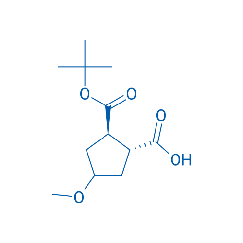 (1R,2R)-2-(tert-Butoxycarbonyl)-4-methoxycyclopentane-1-carboxylic acid 100mg