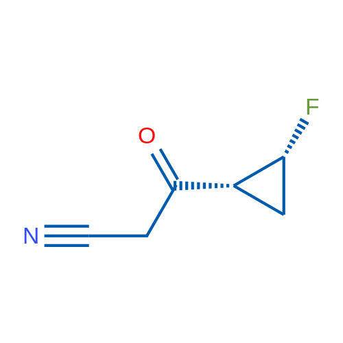 3-((1R,2R)-rel-2-Fluorocyclopropyl)-3-oxopropanenitrile 1g