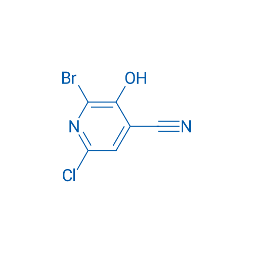 2-Bromo-6-chloro-3-hydroxyisonicotinonitrile 1g