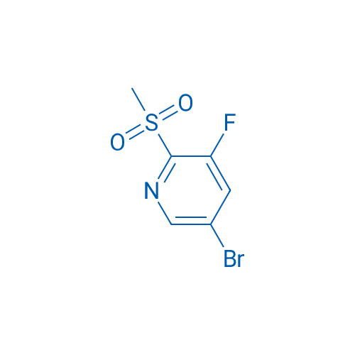 5-Bromo-3-fluoro-2-(methylsulfonyl)pyridine 100mg