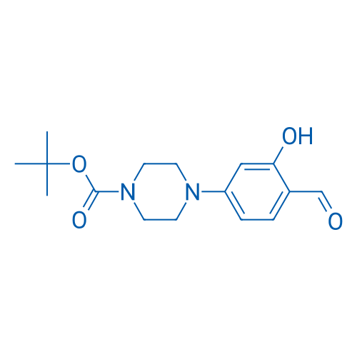 tert-Butyl 4-(4-formyl-3-hydroxyphenyl)piperazine-1-carboxylate 100mg