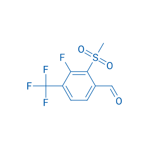3-Fluoro-2-(methylsulfonyl)-4-(trifluoromethyl)benzaldehyde 1g