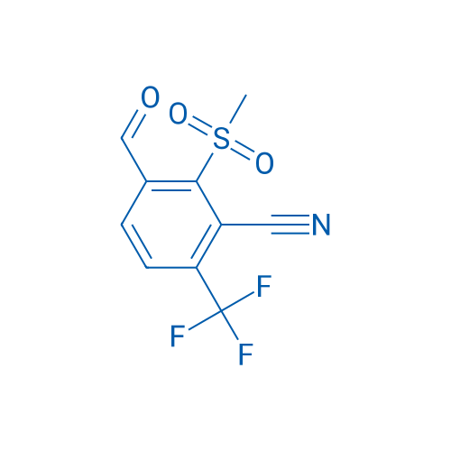 3-FORMYL-2-(METHYLSULFONYL)-6-(TRIFLUOROMETHYL)BENZONITRILE 1g