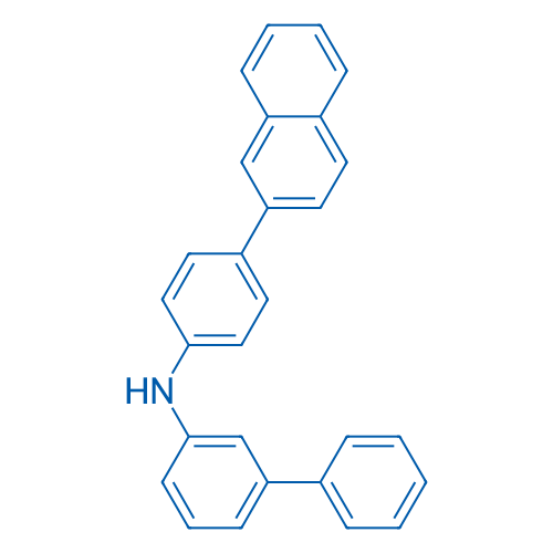 N-(4-(Naphthalen-2-yl)phenyl)-[1,1'-biphenyl]-3-amine 250mg