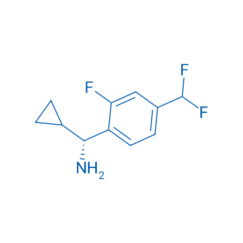 (R)-cyclopropyl(4-(difluoromethyl)-2-fluorophenyl)methanamine 250mg