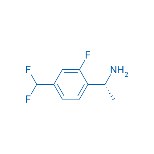 (R)-1-(4-(difluoromethyl)-2-fluorophenyl)ethan-1-amine 250mg