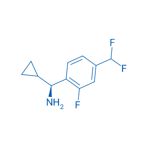 Benzenemethanamine, α-cyclopropyl-4-(difluoromethyl)-2-fluoro-, (αS)- 250mg
