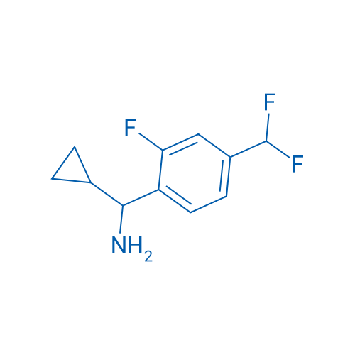 Cyclopropyl(4-(difluoromethyl)-2-fluorophenyl)methanamine 250mg