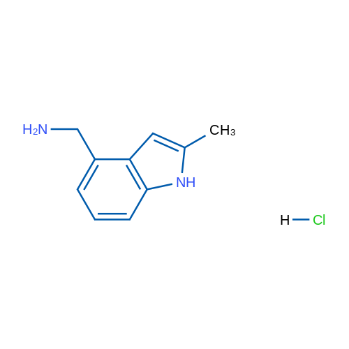 (2-Methyl-1H-indol-4-yl)methanamine hydrochloride 1g