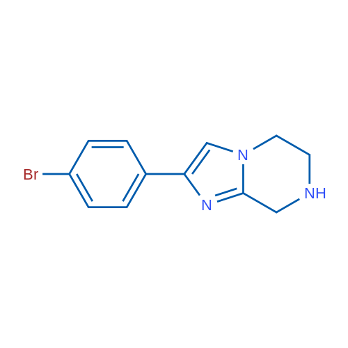 2-(4-Bromophenyl)-5,6,7,8-tetrahydroimidazo[1,2-a]pyrazine 1g
