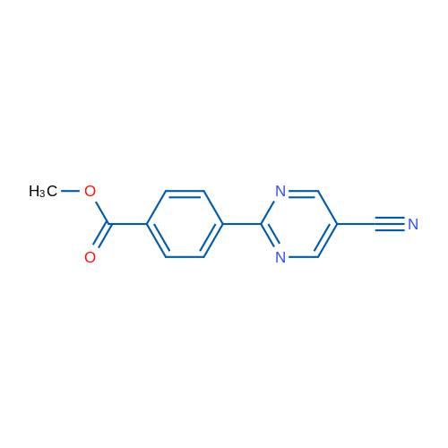 Methyl 4-(5-cyanopyrimidin-2-yl)benzoate 1g
