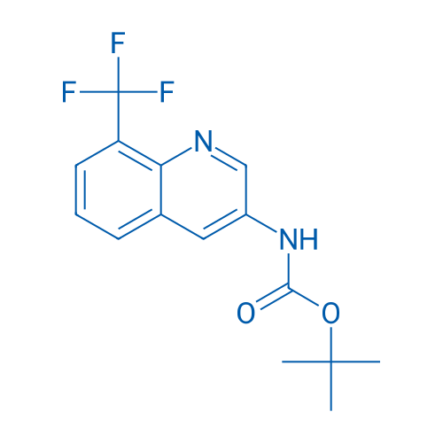 tert-Butyl (8-(trifluoromethyl)quinolin-3-yl)carbamate 250mg