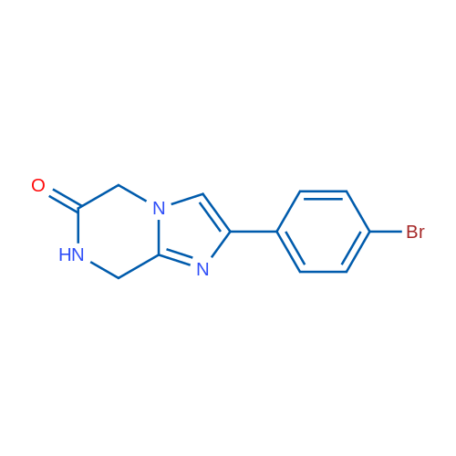 2-(4-Bromophenyl)-7,8-dihydroimidazo[1,2-a]pyrazin-6(5H)-one 1g