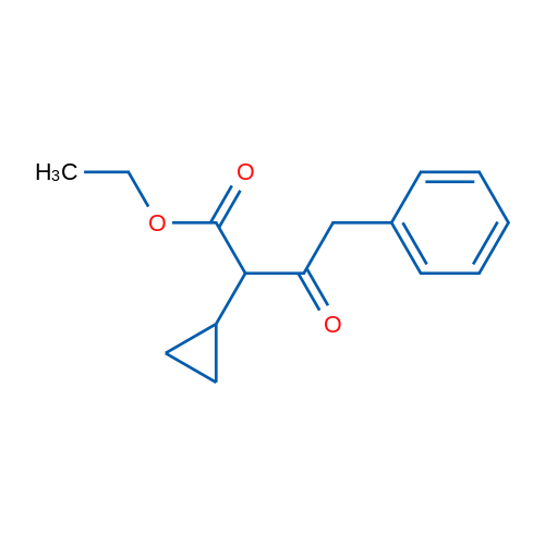 Ethyl 2-cyclopropyl-3-oxo-4-phenylbutanoate 1g