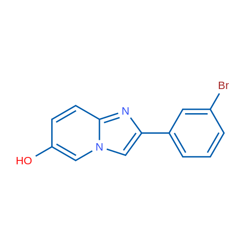 2-(3-Bromophenyl)imidazo[1,2-a]pyridin-6-ol 1g