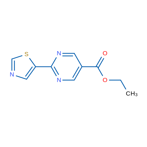 Ethyl 2-(thiazol-5-yl)pyrimidine-5-carboxylate 1g
