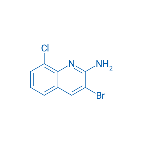 3-Bromo-8-chloroquinolin-2-amine 100mg