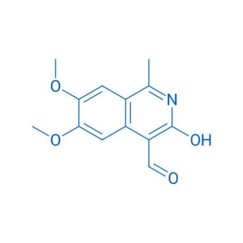 3-hydroxy-6,7-dimethoxy-1-methylisoquinoline-4-carbaldehyde 1g