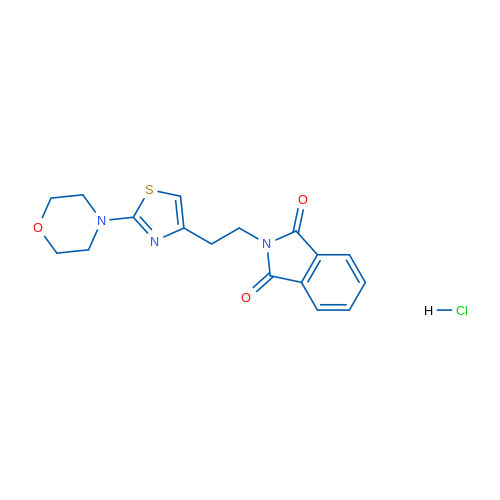 2-(2-(2-morpholinothiazol-4-yl)ethyl)isoindoline-1,3-dione hydrochloride 10g