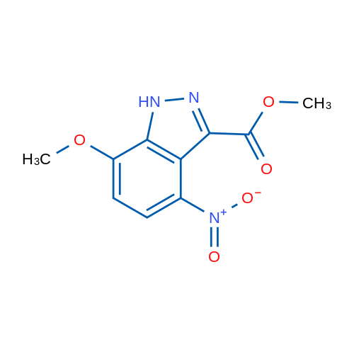 methyl 7-methoxy-4-nitro-1H-indazole-3-carboxylate 1g