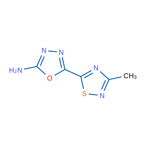 5-(3-methyl-1,2,4-thiadiazol-5-yl)-1,3,4-oxadiazol-2-amine 10g