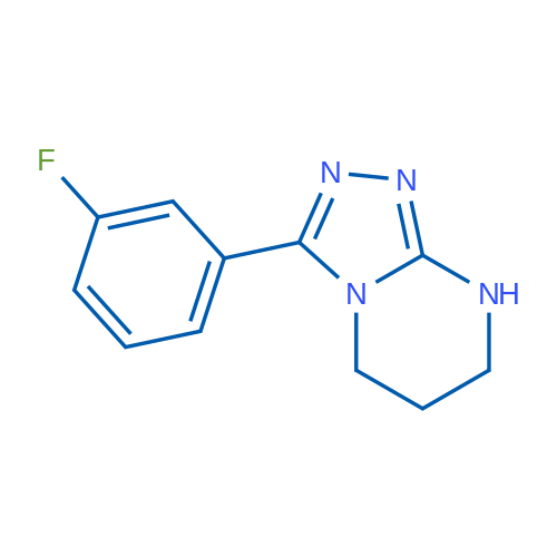 3-(3-Fluorophenyl)-5,6,7,8-tetrahydro-[1,2,4]triazolo[4,3-a]pyrimidine 1g