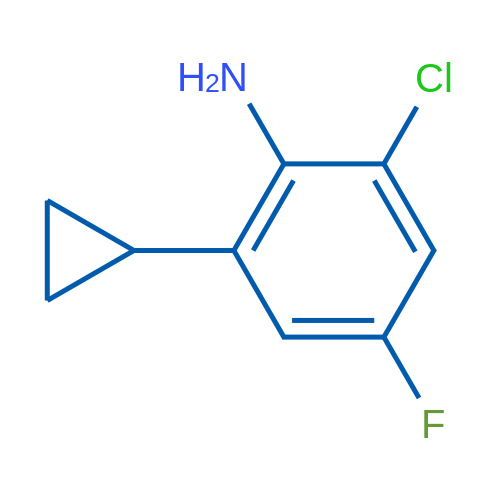 2-Chloro--6-cyclopropyl-4-fluoroaniline 250mg
