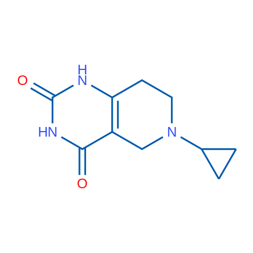 6-Cyclopropyl-5,6,7,8-tetrahydropyrido[4,3-d]pyrimidine-2,4(1H,3H)-dione 250mg